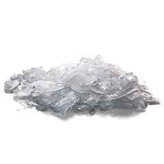 Los cubitos de hielo en escamas son una opción de las máquinas de hacer hielo Crystal Tips